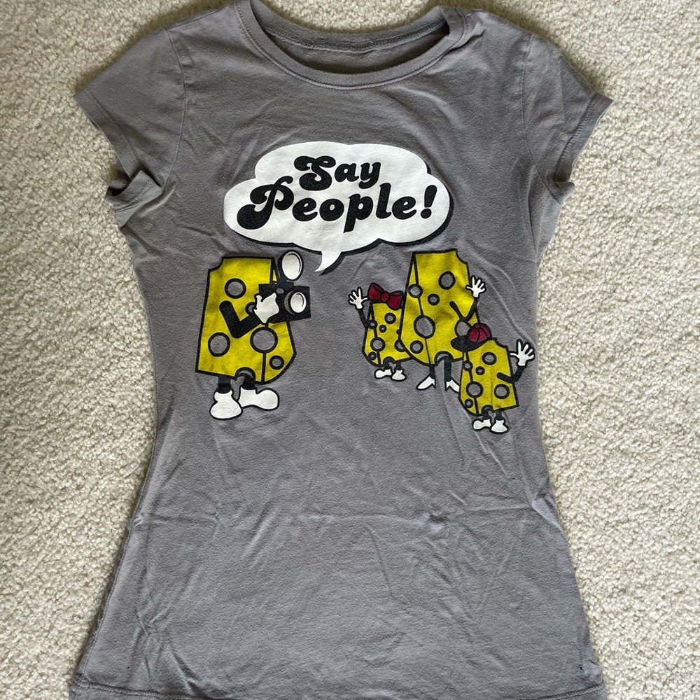 Gray Retro Tee